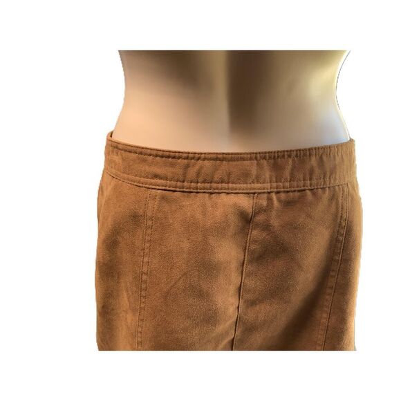 H&M Divided Brown Button-Front Mini Skirt Polyester Womens Size US 10 - Picture 5 of 13